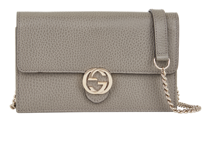 Interlocking G Wallet On Chain, front view
